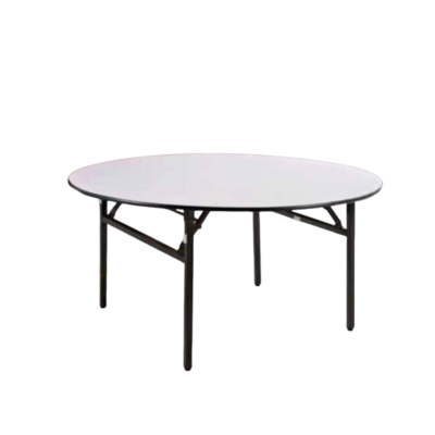 Hot-selling hotel banquet tables for 8 to 10 people, Wood round folding tables, wedding banquet chairs and tables - Image 2