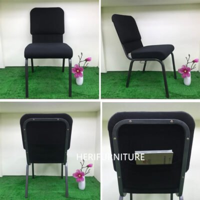 Kenya manufacturers make metal stacked church chairs - Image 4
