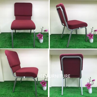 Wholesale Stackable Interlocking Church Chair - Image 2