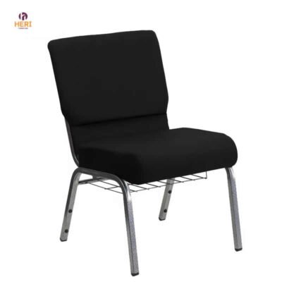 Metal Frames Auditorium Chairs Cheap Interlocking Iron Church Chair for Sale Abreast Wholesalers Theater Chairs - Image 2