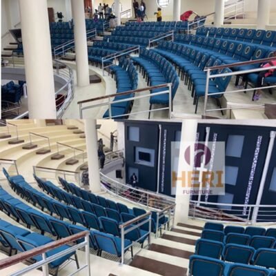 Factory Wholesale Interlocking Theater Auditorium Furniture Hall Chairs Church Chairs for Church - Image 6
