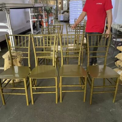 Gold Resin chiavari chairs for weddings HERIfurniture - Image 4
