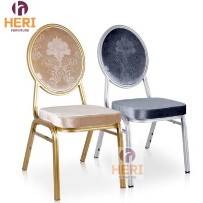factory produces luxury wedding aluminum banquet hotel chairs - Image 4