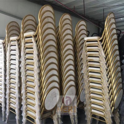 factory produces luxury wedding aluminum banquet hotel chairs - Image 6