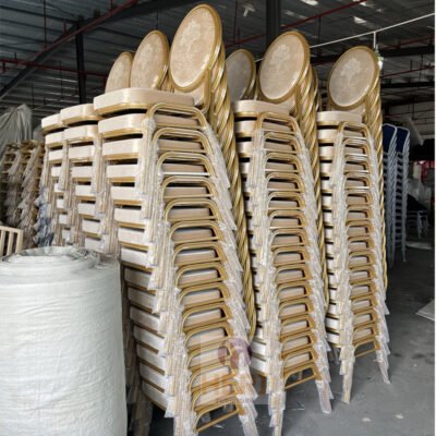 factory produces luxury wedding aluminum banquet hotel chairs - Image 7
