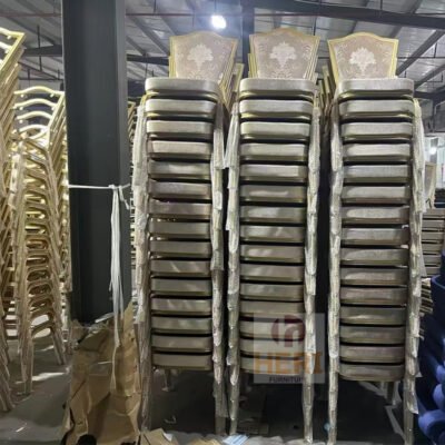 Wholesale Moroccan hotel banquet aluminum hotel chair - Image 5
