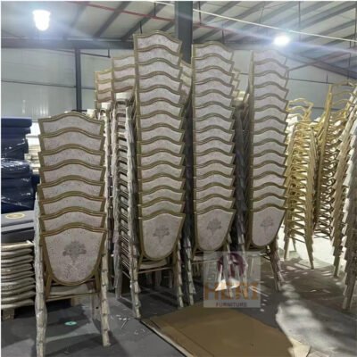 Wholesale Moroccan hotel banquet aluminum hotel chair - Image 6