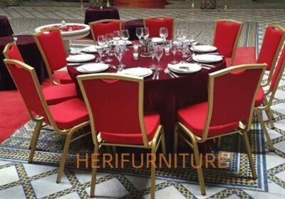 Moroccan Style Popular Wholesale Metal Aiuminum Stacking Wedding Event Hotel Furniture Dining Banquet Hall Chair - Image 10