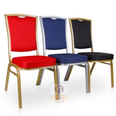 Moroccan Style Popular Wholesale Metal Aiuminum Stacking Wedding Event Hotel Furniture Dining Banquet Hall Chair