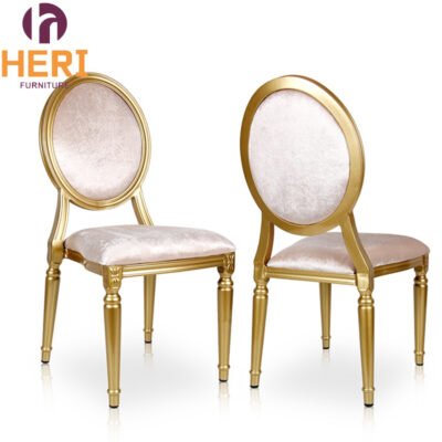 Metal stacking Luxury Dining Chairs HERI-A4