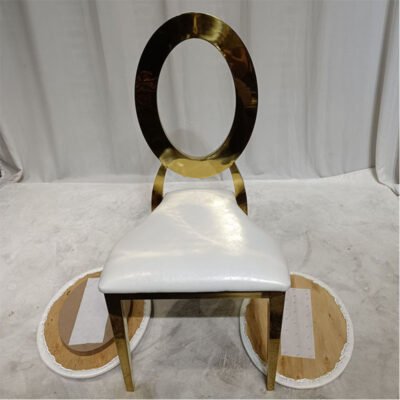 Detachable stainless dining chairs for wedding - Image 2