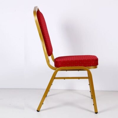 New Design Modern Red Iron Hotel Chair - Image 3