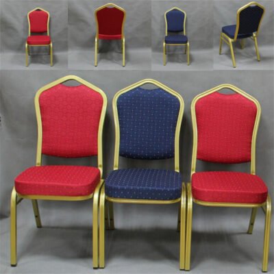 Wholesale Metal  Stacking Wedding Restaurant aluminum chairs - Image 4
