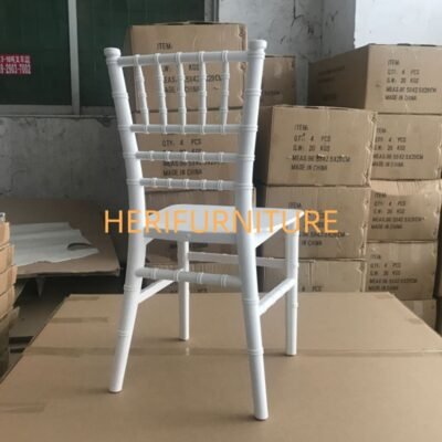 Hot Sale White Kids tiffany Chiavair Chair for Children Party - Image 7