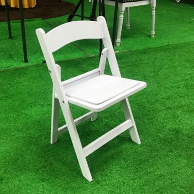 Wholesale Wedding Banquet Hotel Garden Restaurant Furniture White Resin Plastic Wimbledon Folding Chairs for Event - Image 9