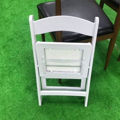 Wholesale Wedding Banquet Hotel Garden Restaurant Furniture White Resin Plastic Wimbledon Folding Chairs for Event - Image 10