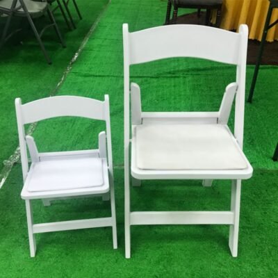 Wholesale Wedding Banquet Hotel Garden Restaurant Furniture White Resin Plastic Wimbledon Folding Chairs for Event - Image 2