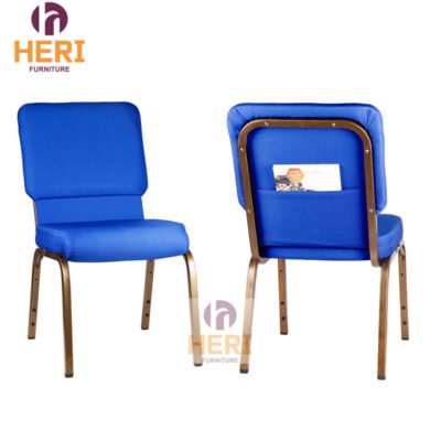 Hot Sale Fashionable Durable Steel Tube Metal Stackable Church Chair - Image 6