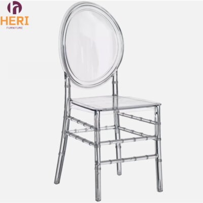 Round back wedding chairs