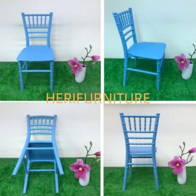 Hot Sale White Kids tiffany Chiavair Chair for Children Party - Image 8