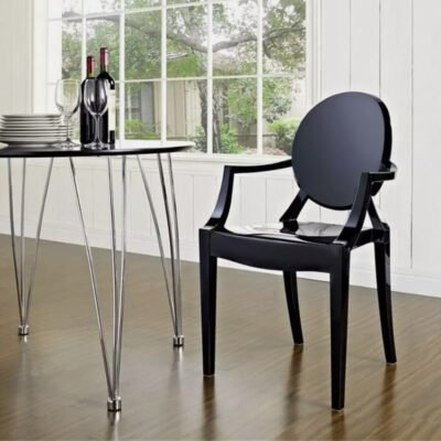 Black Louis ghost chair for weddings - Image 6