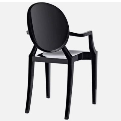 Black Louis ghost chair for weddings - Image 4