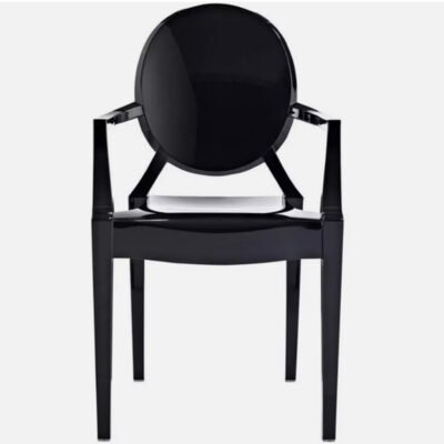 Black Louis ghost chair for weddings - Image 3