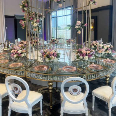Hot Sale Round Wedding Table with Crystal Stainless Steel Serpentine Dining Table for Wedding Event Hotel Table for Wedding - Image 7