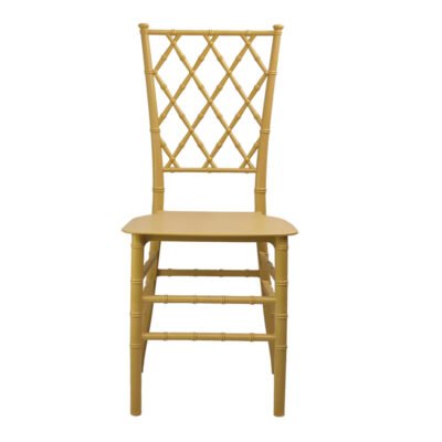 Wholesale Cheap Gold Resin Chair Banquet Grid back Chiavari Chairs for Hotel Restaurant - Image 3