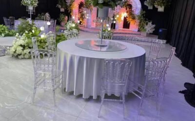 One Piece Resin Banquet Chairs - Image 9