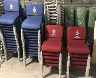 African Factory Hot Sale Metal Church Chair with logo Church Seating for Sales - Image 5