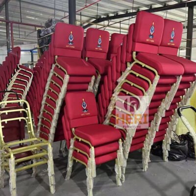 African Factory Hot Sale Metal Church Chair with logo Church Seating for Sales - Image 4