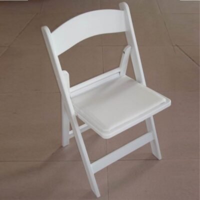 Wholesale Wedding Banquet Hotel Garden Restaurant Furniture White Resin Plastic Wimbledon Folding Chairs for Event - Image 4