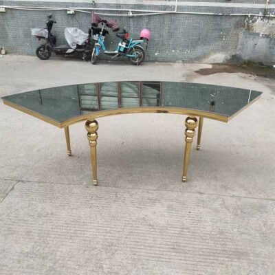 Luxury Stainless Steel Round Banquet Party Table - Image 10