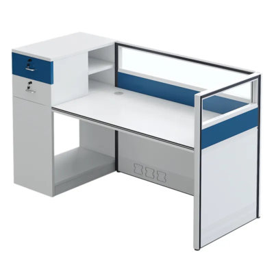 Factory Outlet Office Furniture Cubicle 4 Staff Modular Workstation Desk - Image 2