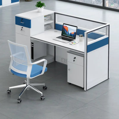 Factory Outlet Office Furniture Cubicle 4 Staff Modular Workstation Desk