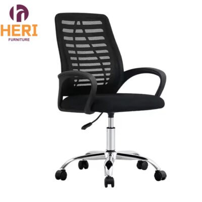 Factory Price Office Reception Chair Wheels Swivel Comfortable Mesh Cheap Computer Executive Teacher Office Chairs for Adult