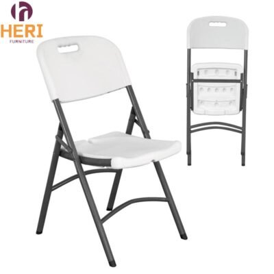 Wholesale Outdoor Banquet Party Event wedding White Folding Plastic Chair