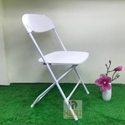 Plastic Folding Chair White Foldable Lightweight for Garden Wedding Outdoor Event Commerical Chair Furniture Wholesale - Image 5