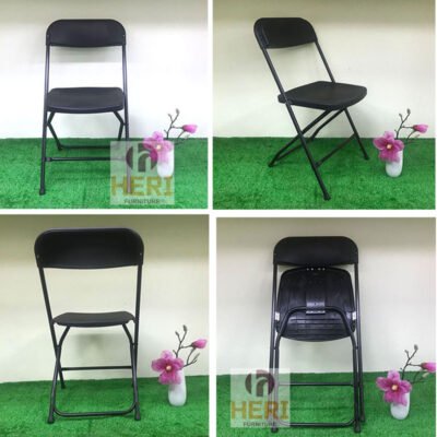 Plastic Folding Chair White Foldable Lightweight for Garden Wedding Outdoor Event Commerical Chair Furniture Wholesale - Image 7