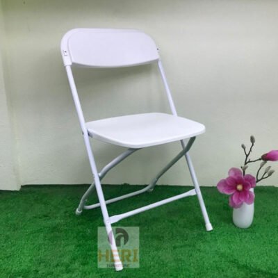 Plastic Folding Chair White Foldable Lightweight for Garden Wedding Outdoor Event Commerical Chair Furniture Wholesale - Image 3