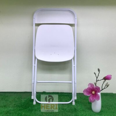 Plastic Folding Chair White Foldable Lightweight for Garden Wedding Outdoor Event Commerical Chair Furniture Wholesale - Image 4