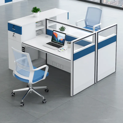 Factory Outlet Office Furniture Cubicle 4 Staff Modular Workstation Desk - Image 5