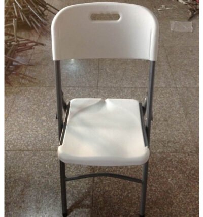 Wholesale Outdoor Banquet Party Event wedding White Folding Plastic Chair - Image 3