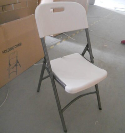 Wholesale Outdoor Banquet Party Event wedding White Folding Plastic Chair - Image 4