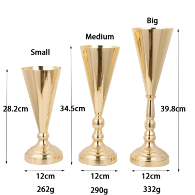 Nicro Light Luxury Wedding Decoration Prop Table Twist Candlestick Ornaments Road Lead Iron Flower Vase Main Table Flower Device - Image 4