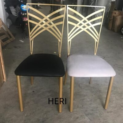 Wedding gold chameleon chair